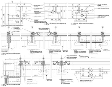 steel facade detail